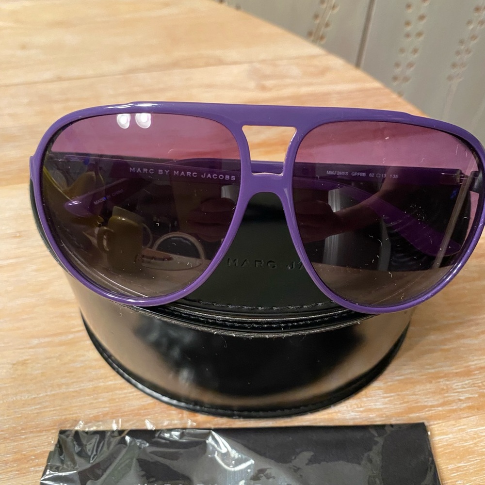 Marc Jacobs Violet Aviator Sunglasses